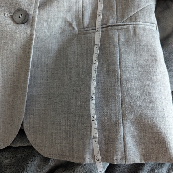 Calvin Klein Women's Gray Blazer - Picture 7 of 9